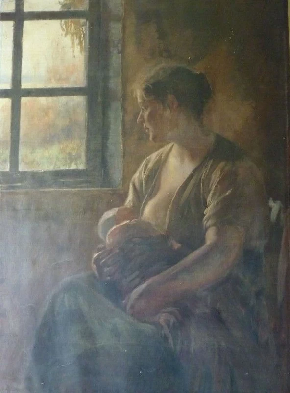 Abbandonato. Marie Coutay e suo figlio - dal Saint, Cloud, museo Avelines